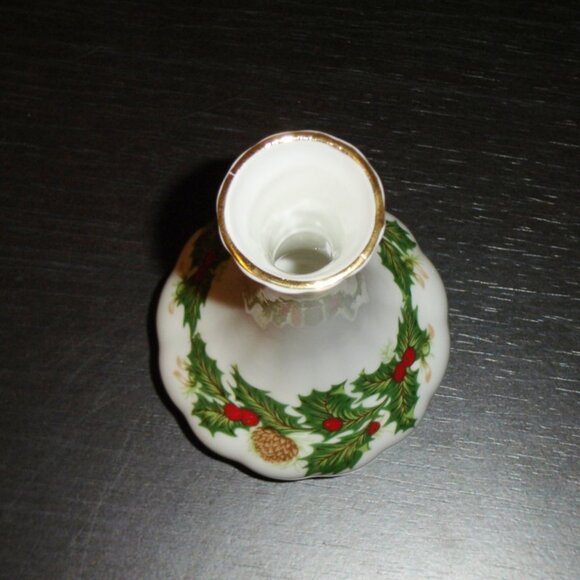 Rosina Queens China Yuletide 7" Bud Vase NIB - Picture 4 of 6